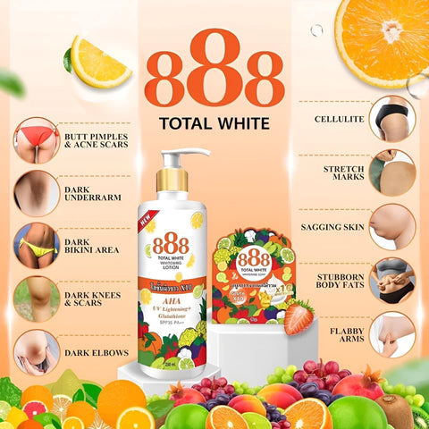 888 Total White Whitening Soap