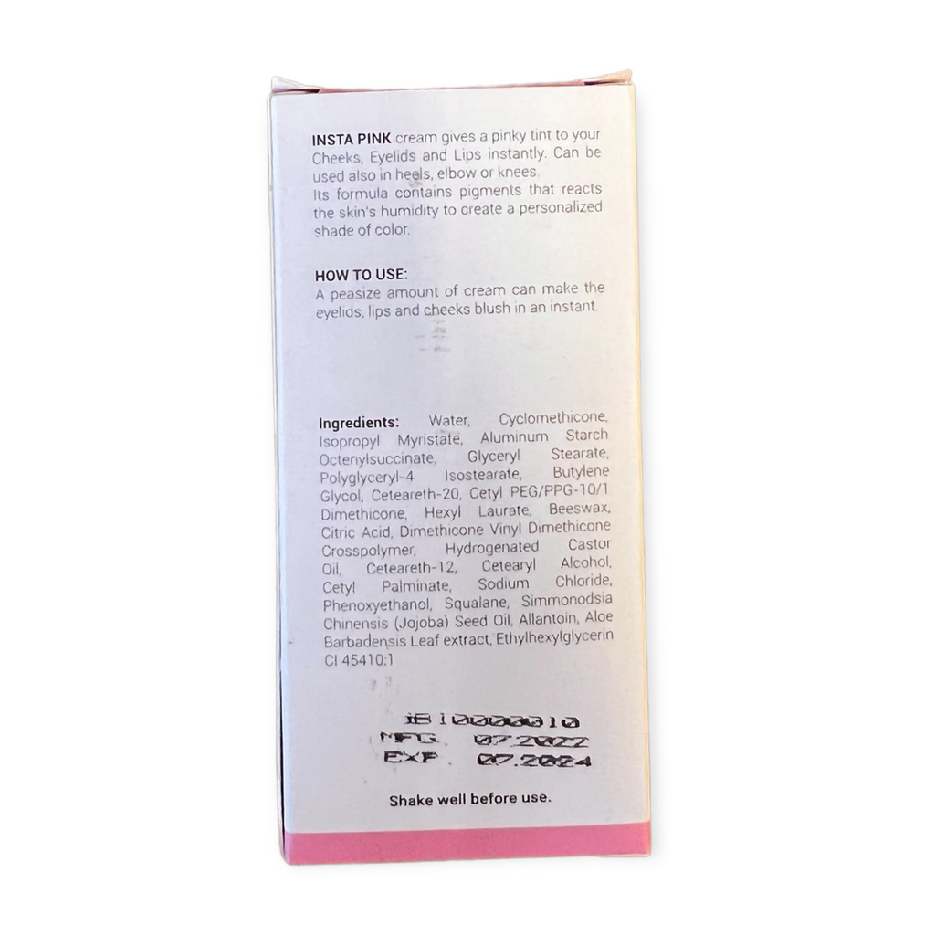 InstaBeaute - Insta Pink Blush Cream 10g - My Care Kits