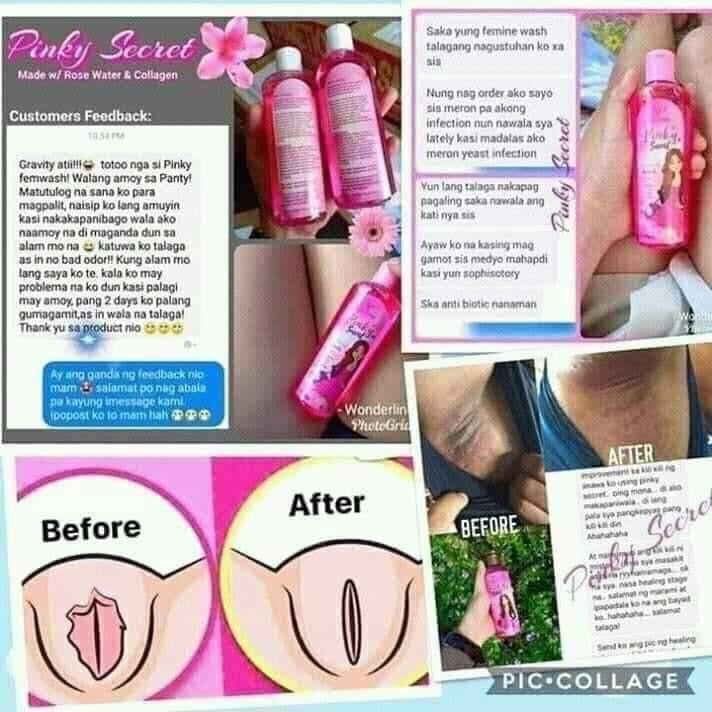Pinky Secret Feminine Wash 150ml - My Care Kits