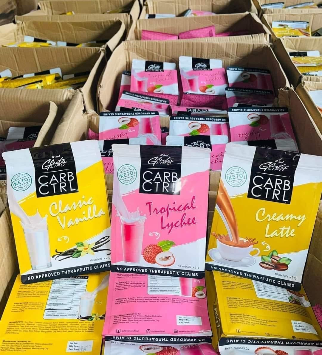 Gluta Lipo - CARB CTRL - Creamy Latte 10 x 21g - My Care Kits