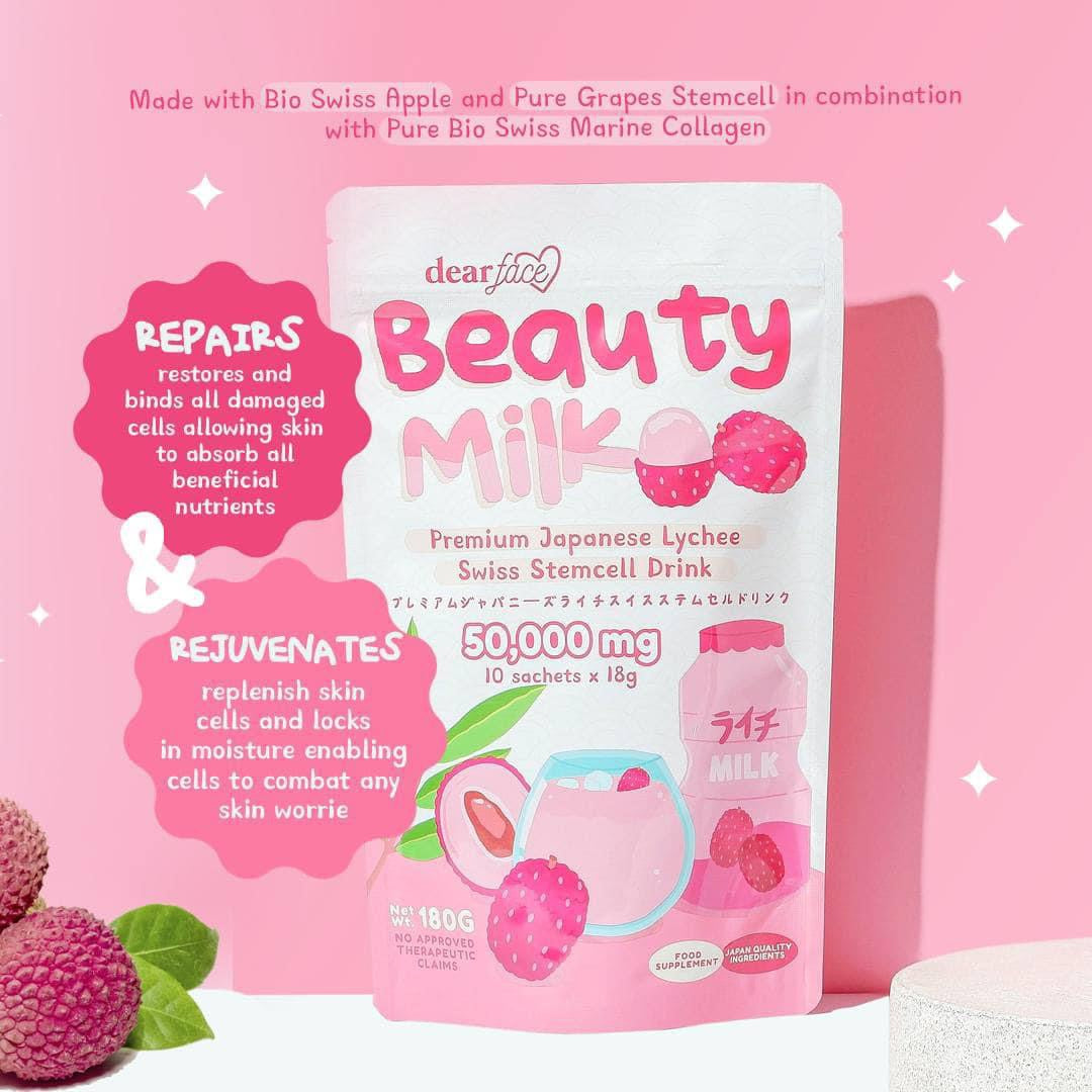 Dear Face - Beauty Milk Premium Japanese Lychee Swiss Stemcell