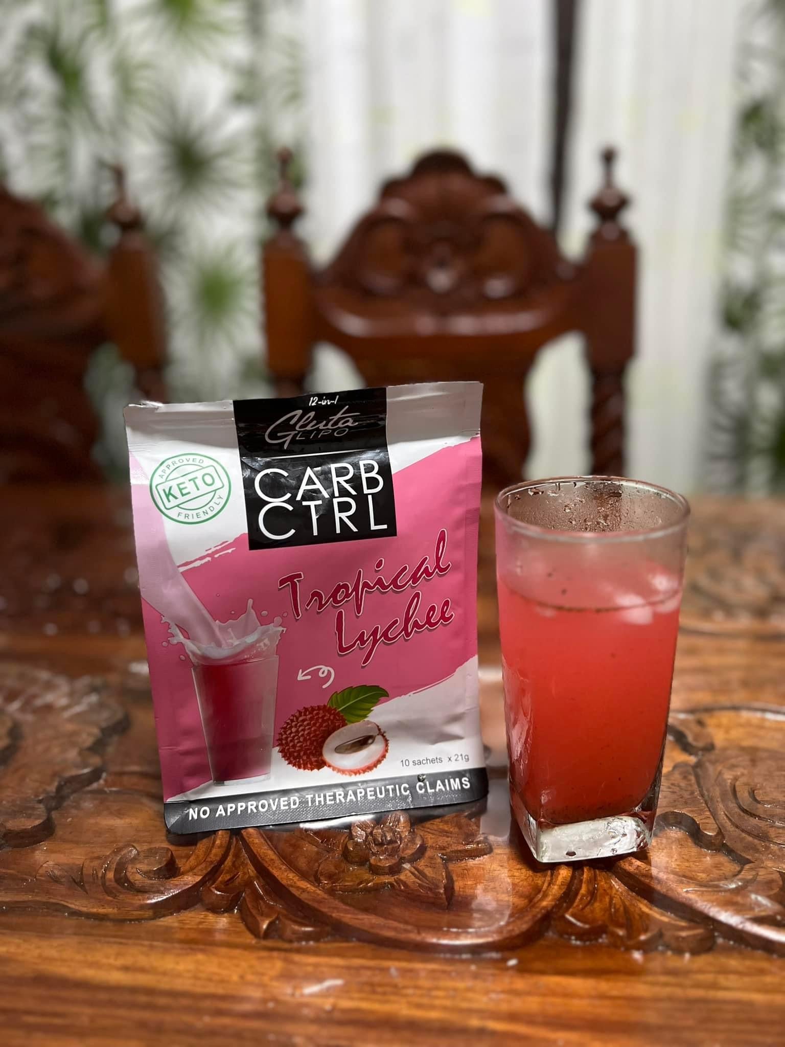 Gluta Lipo - CARB CTRL - Tropical Lychee 10 x 21g - My Care Kits