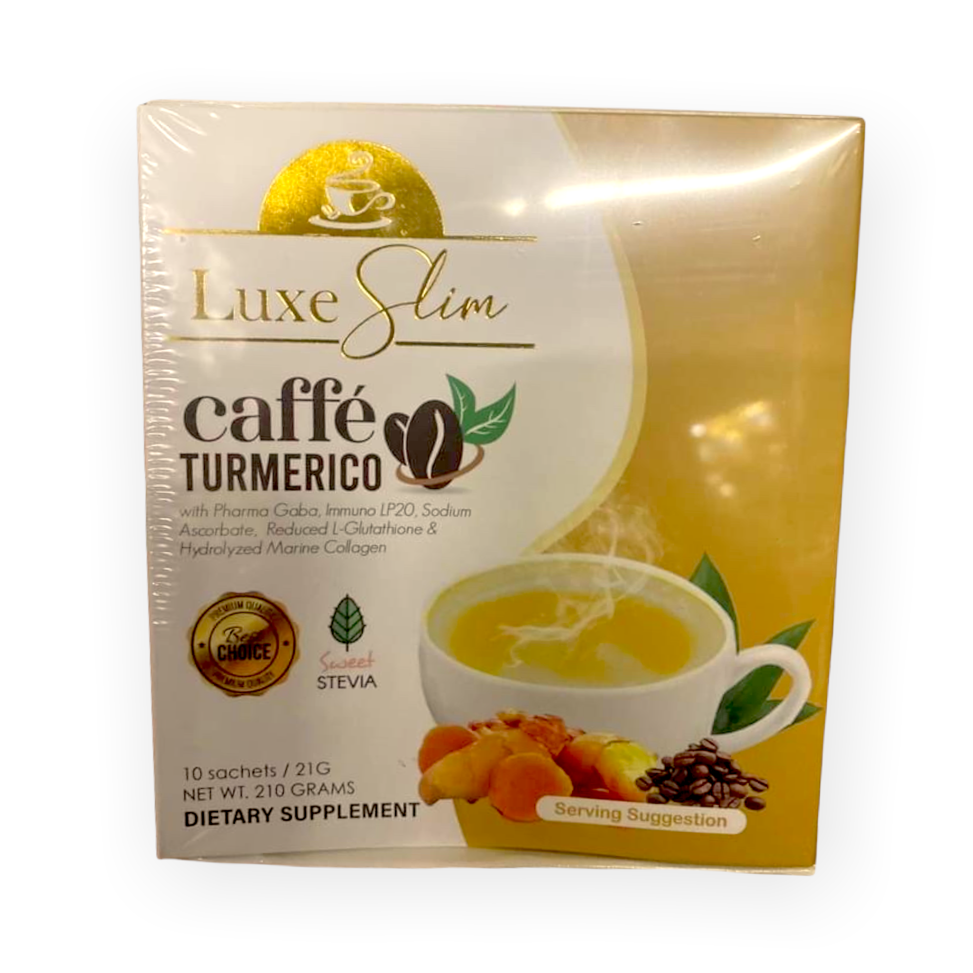 Luxe Slim Cafe Turmerico 10 x 21g