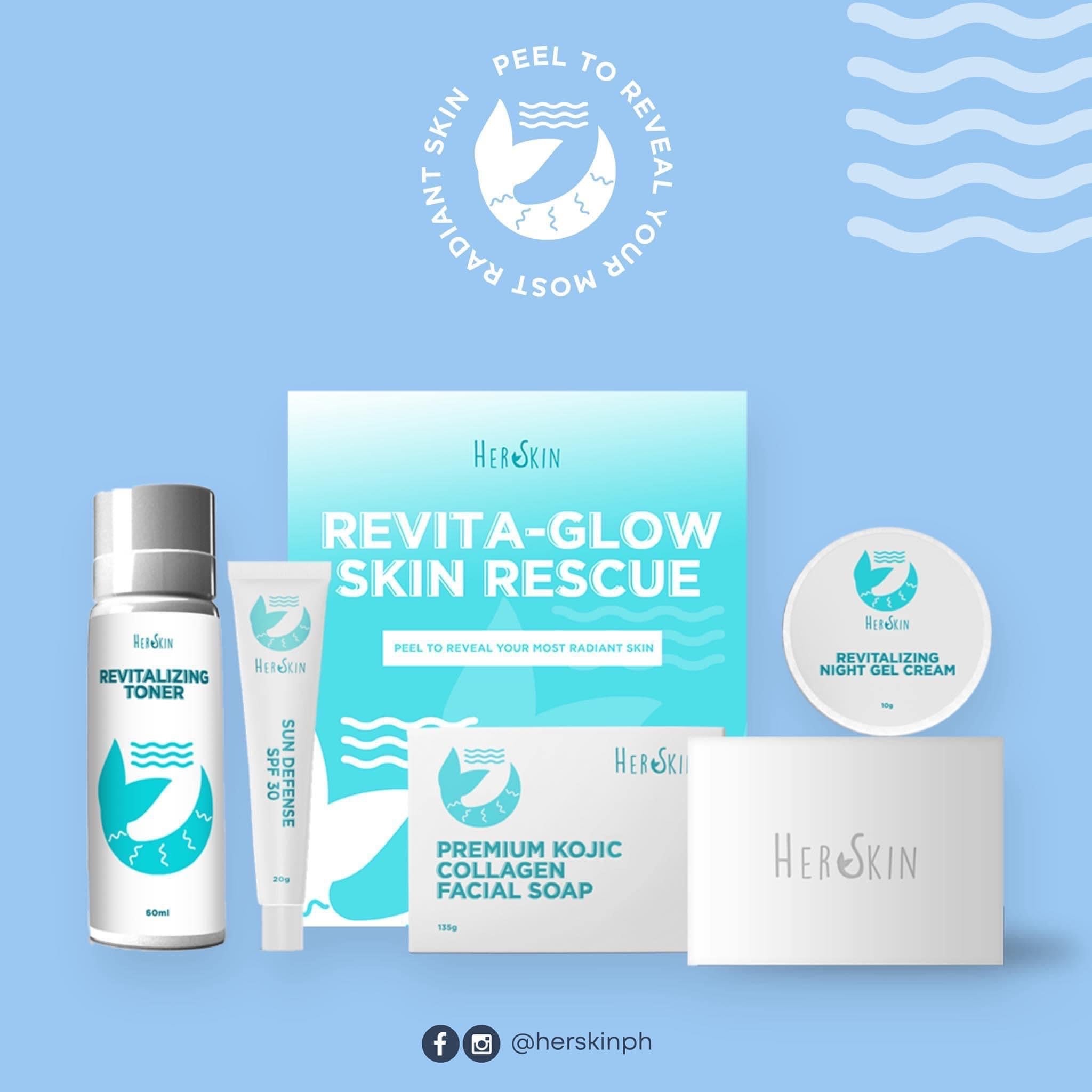 HerSkin Revita-Glow Skin Rescue Set - My Care Kits