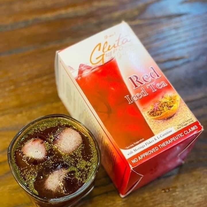 Gluta Lipo Gold Series - RED ICED TEA - 10 sachet - My Care Kits