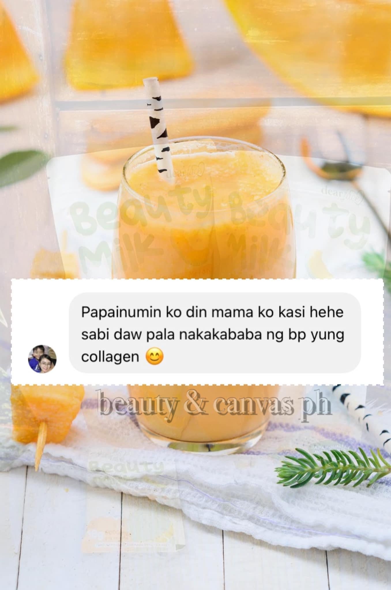 Dear Face - Beauty Milk Premium Japanese Collagen Drink MELON - 10 x 18g - My Care Kits