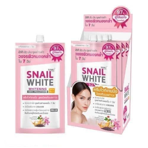 Snail White Whitening Anti - Pollution Cream | Brightening Day Cream SPF 30++ 7 grams - My Care Kits