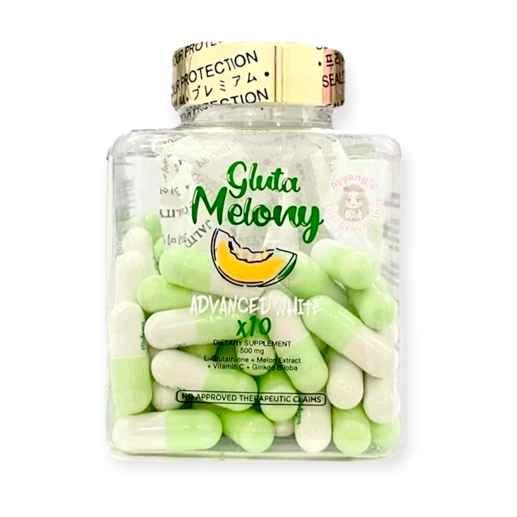 Aishi - Gluta Melony Advamce White x10 - 60 Capsule - My Care Kits