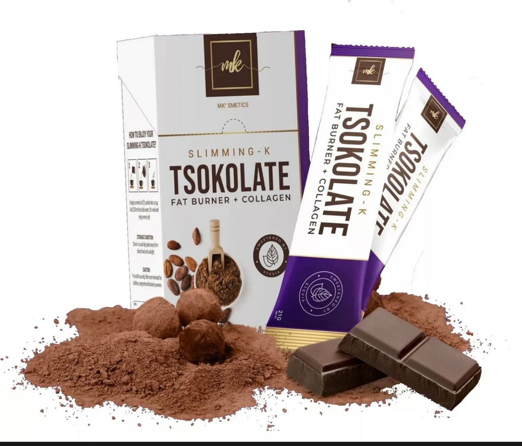 MK Slimming-K TSOKOLATE Fat Burner + Collagen - 10 x 21g - My Care Kits