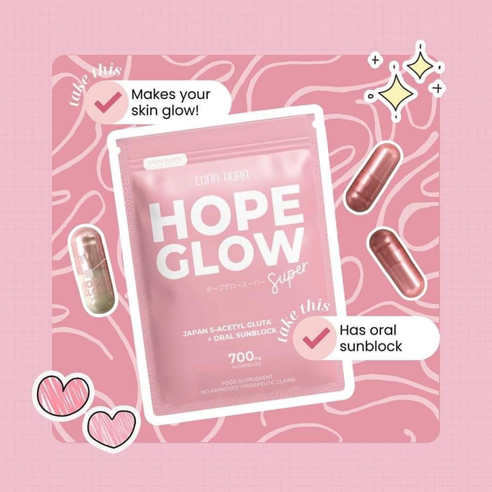 Luna Aura - Hope Glow Super 700mg - 60 Capsule - Big Size - My Care Kits