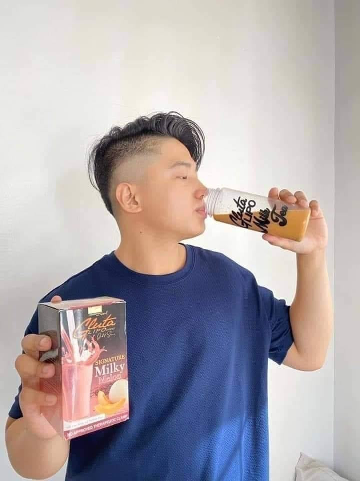 Gluta Lipo Signature Milky Melon Milk Tea - 10 sachet - My Care Kits