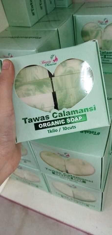 Tawas Calamansi Organic Soap 1kg - 10 pcs