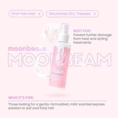 Babe Formula - Moonbeam Daily Hair Spray ( BONBON ) pink bottle  60ml
