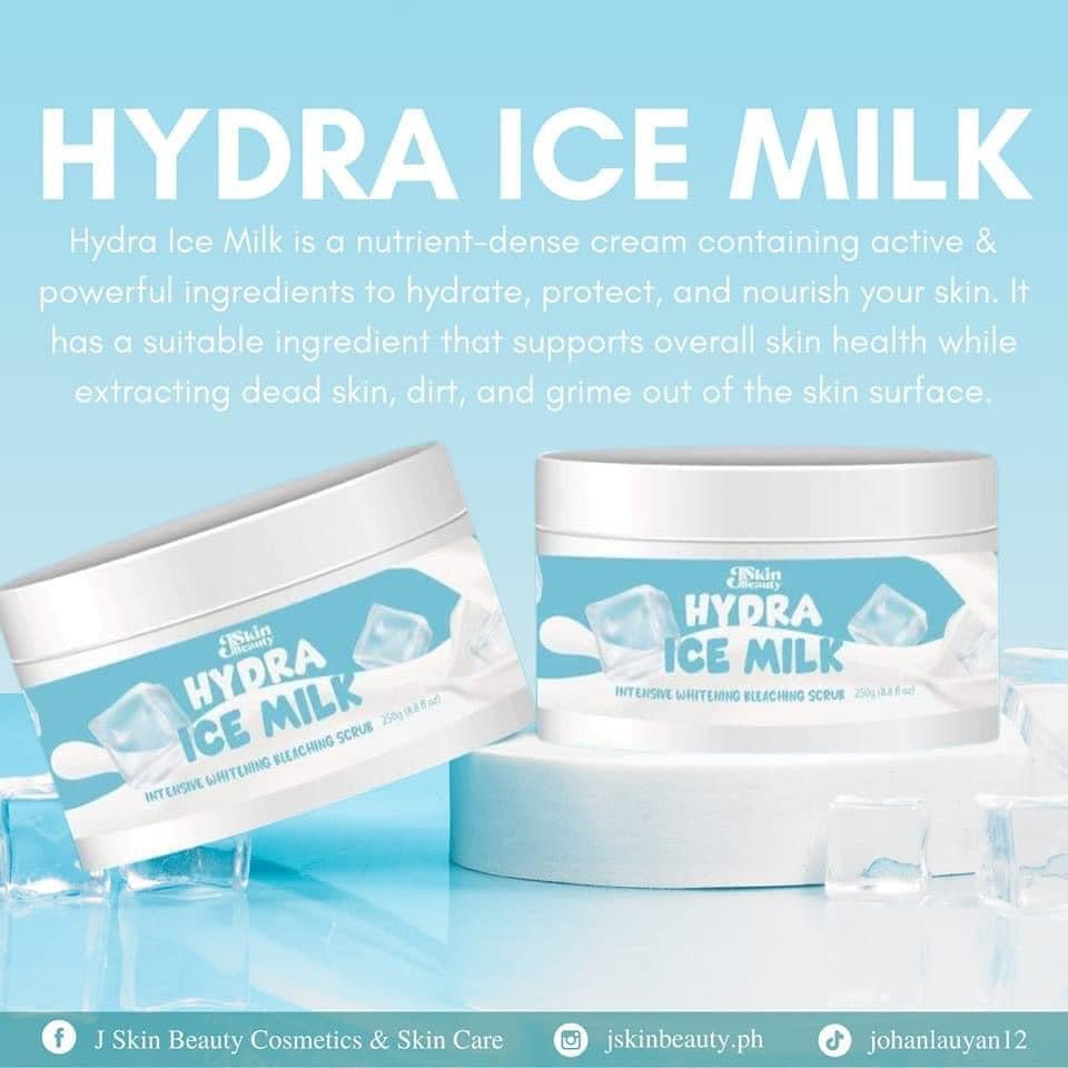 JSkin - Hydra Ice Milk - Intensive Whitening Bleaching Cream - 300 g