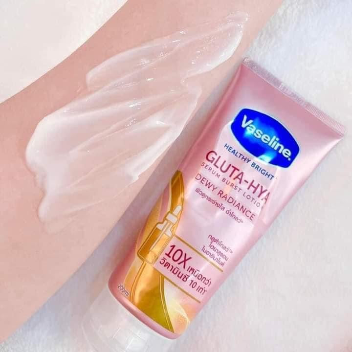 Vaseline Gluta - HYA Serum - Dewey Radiance 10X Whitening Lotion 330ml - My Care Kits