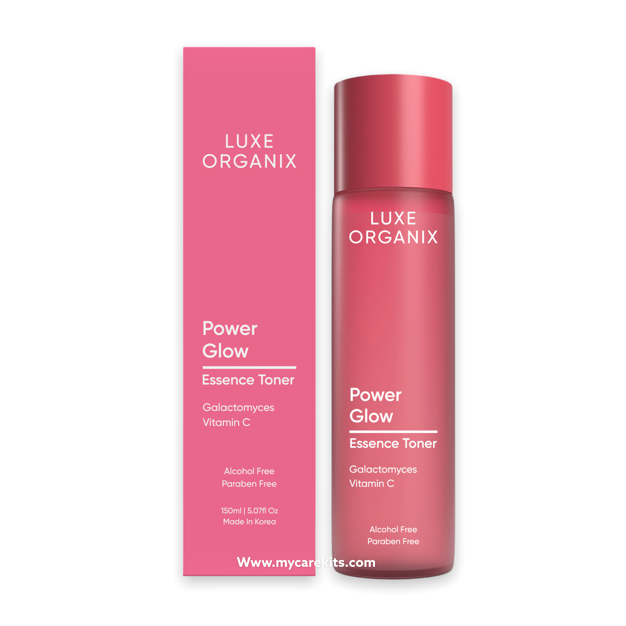 Luxe Organix Power Glow Essence Toner 150ml - ( Pink bottle ) - My Care Kits