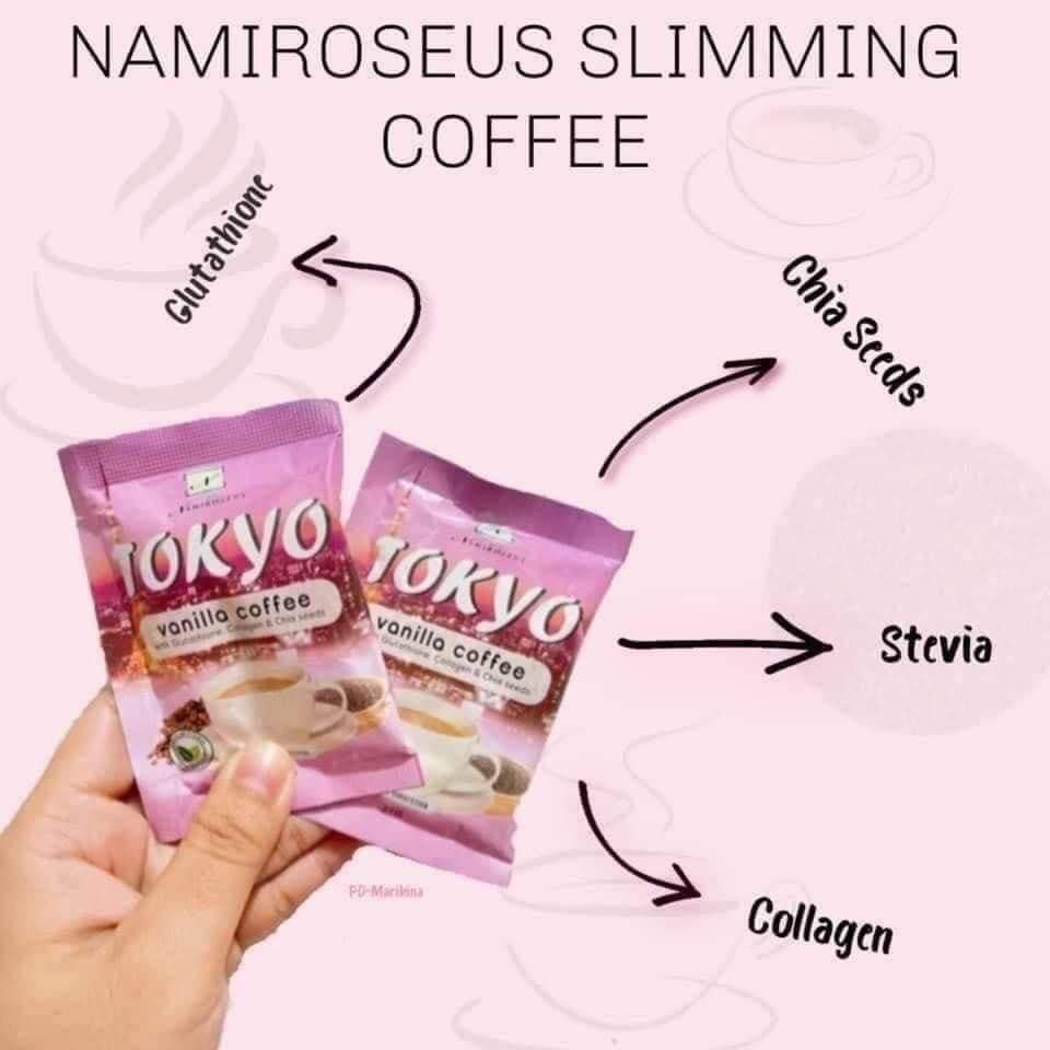Tokyo Vanilla Coffee - NAMIROSEUS Slimming Coffee 10 x 21g - My Care Kits