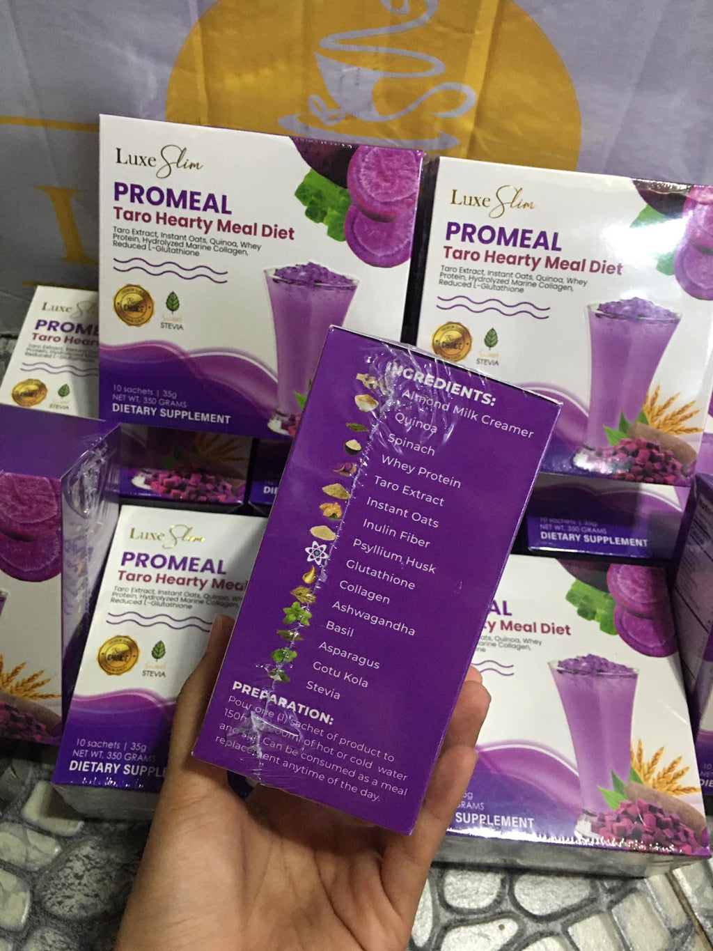 Luxe Slim - ProMeal Taro Healthy Meal Diet 35g x 10 - My Care Kits