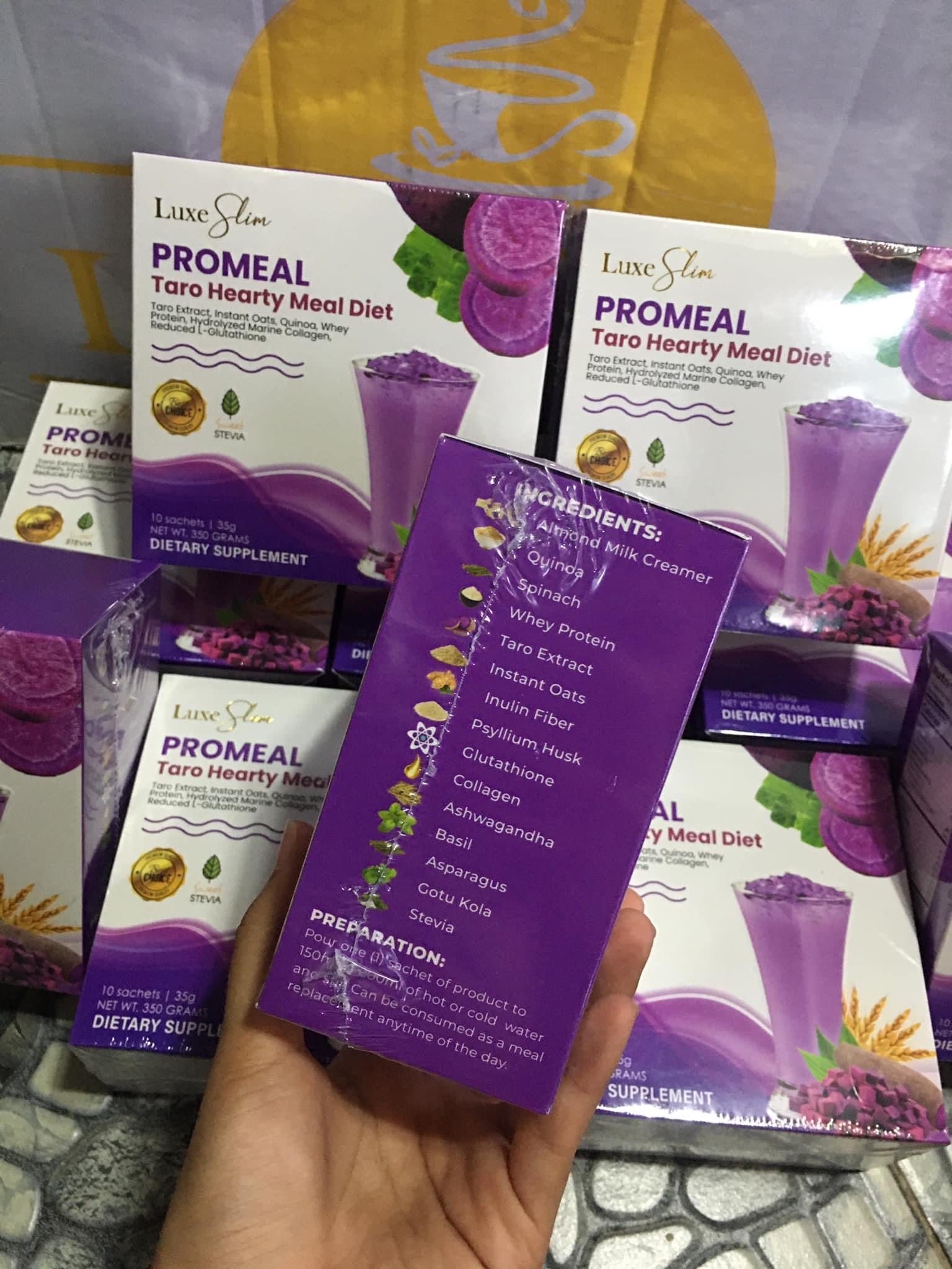 Luxe Slim - ProMeal Taro Healthy Meal Diet 35g x 10 - My Care Kits