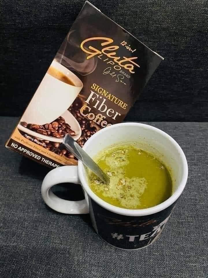 Gluta Lipo Gold series Signature Fiber Coffee Mix drink - My Care Kits