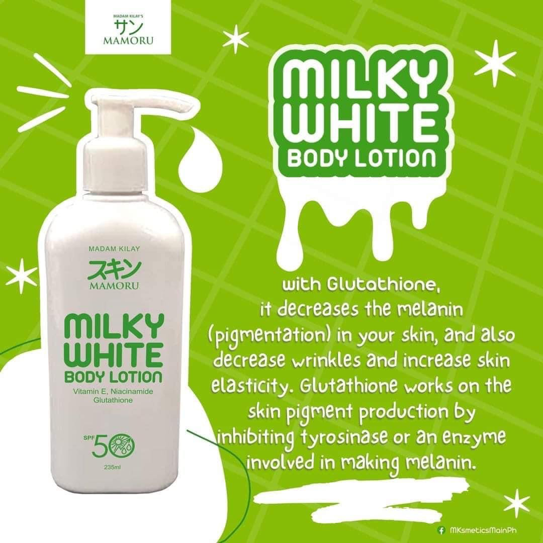 Madam Kilay - Mamoru Milky White Body Lotion SPF 50 - 235 ml - My Care Kits