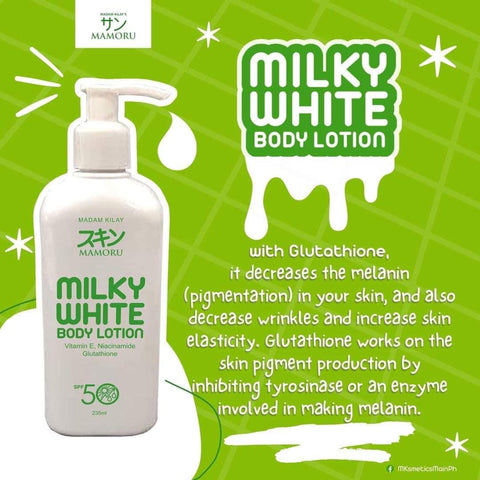 Madam Kilay - Mamoru Milky White Body Lotion SPF 50 - 235 ml