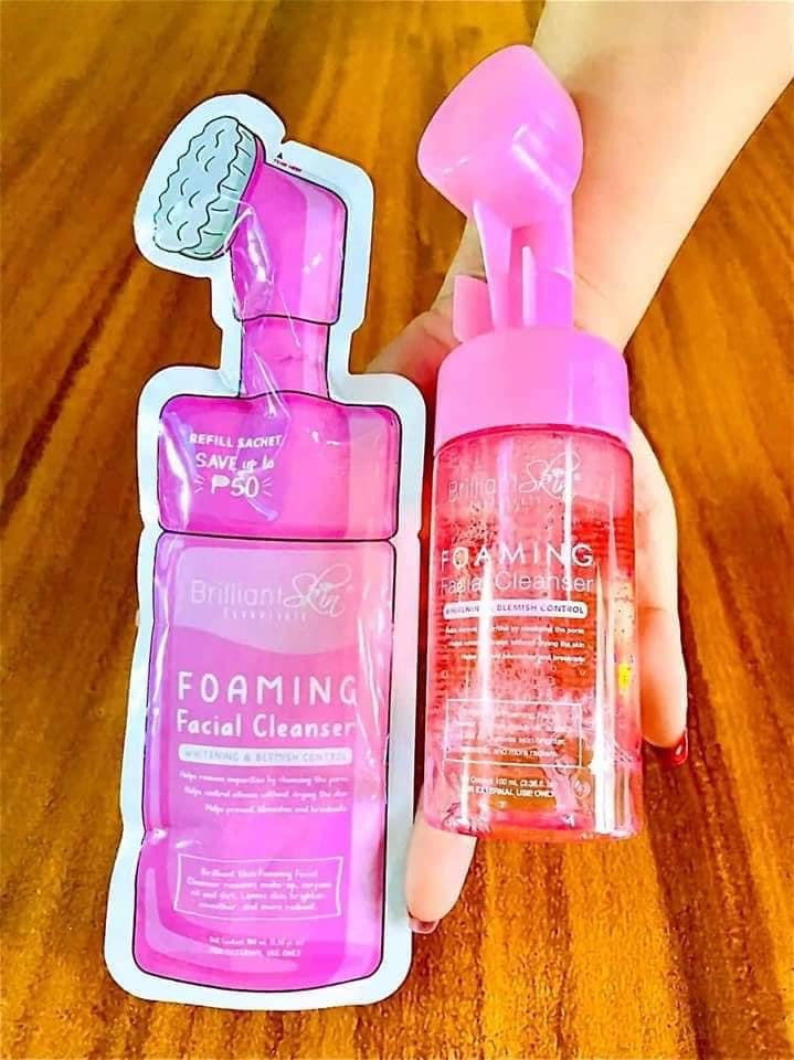 Brilliant Skin - Foaming Facial Cleanser Refill Sachet 100ml - My Care Kits
