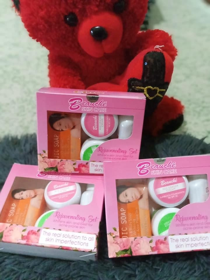 Beauche Skin care Rejuvenating set (light pink box) - My Care Kits