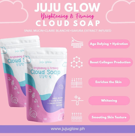 Juju Glow - Brightening and Firming Cloud Soap 135g