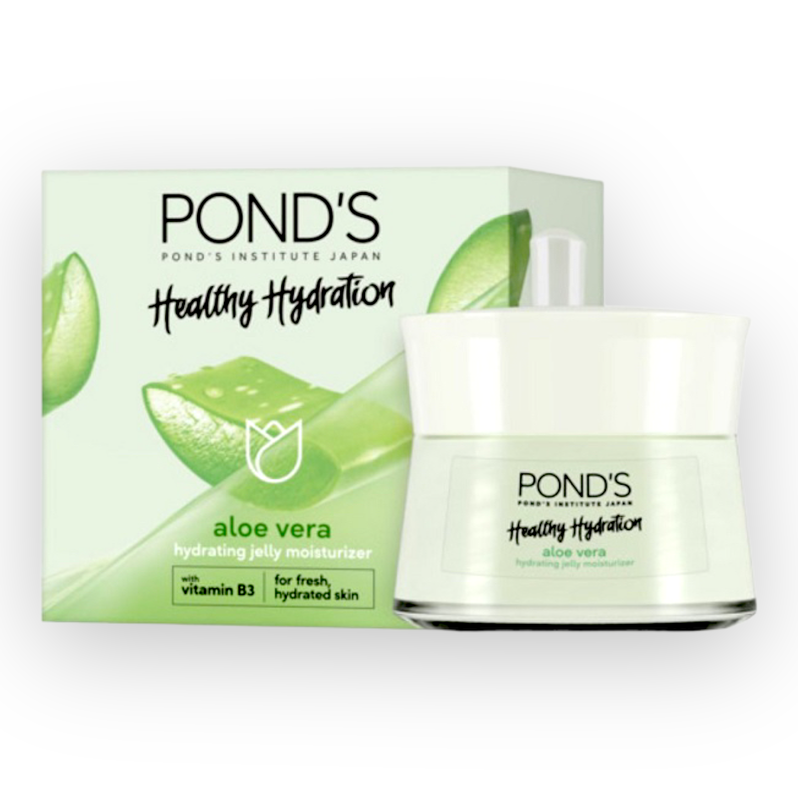 Ponds Healthy Hydration - Hydrating Jelly Moisturizer For Fresh and Hydrated Skin - Aloe Vera 50g - My Care Kits