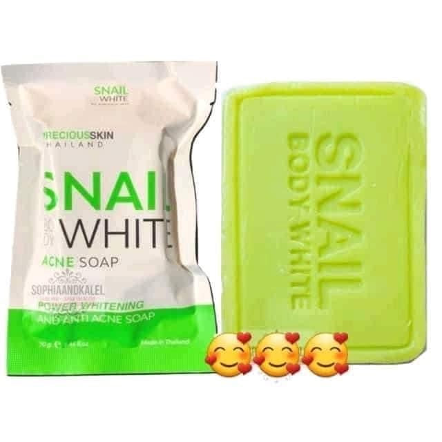 Snail White Acne Soap from Thailand