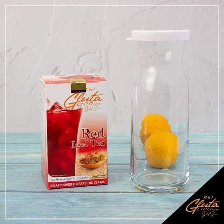 Gluta Lipo Gold Series - RED ICED TEA - 10 sachet - My Care Kits