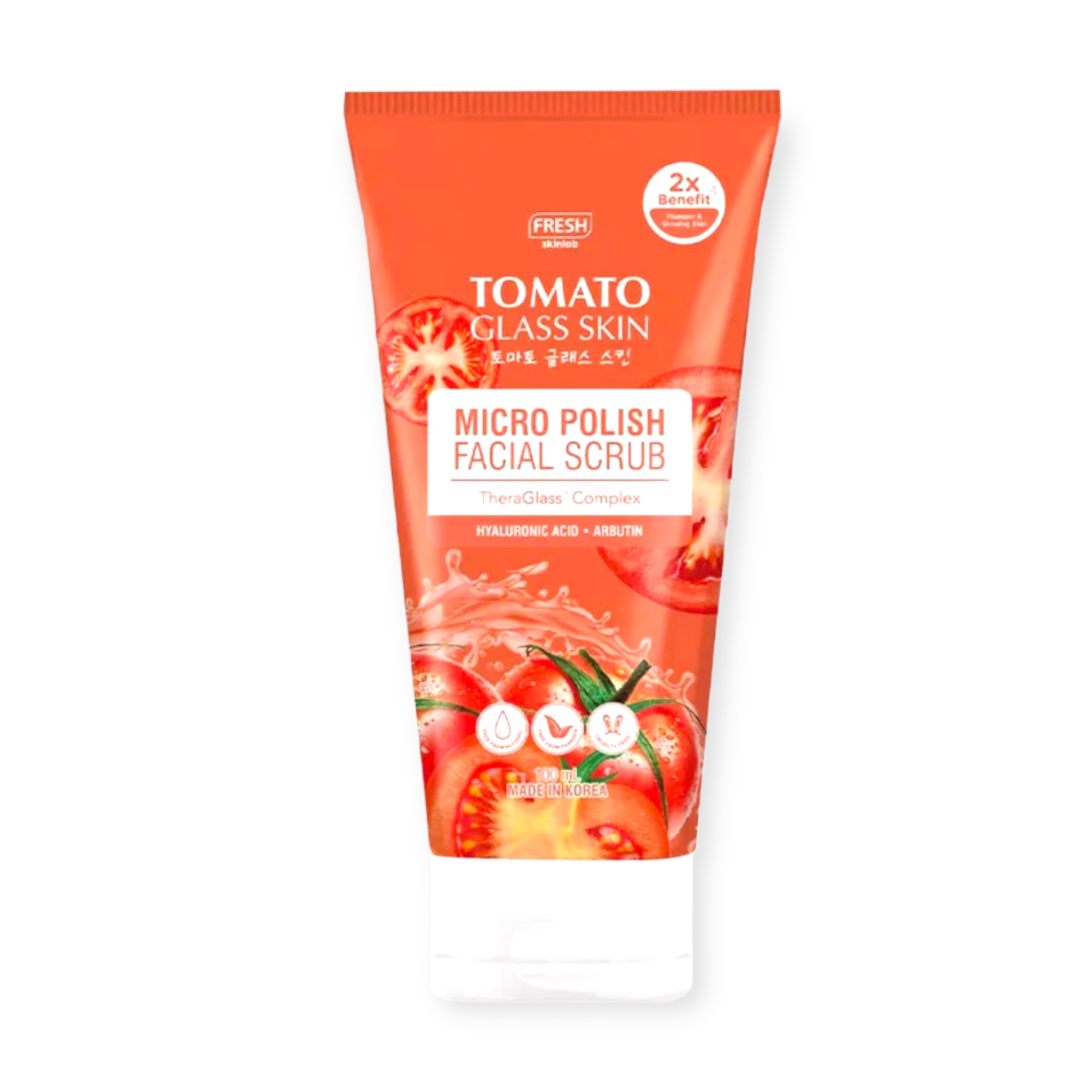 Fresh Skinlab Tomato Glass Skin 3 in 1 Vitamin C Brightening Facial Scrub 100ml