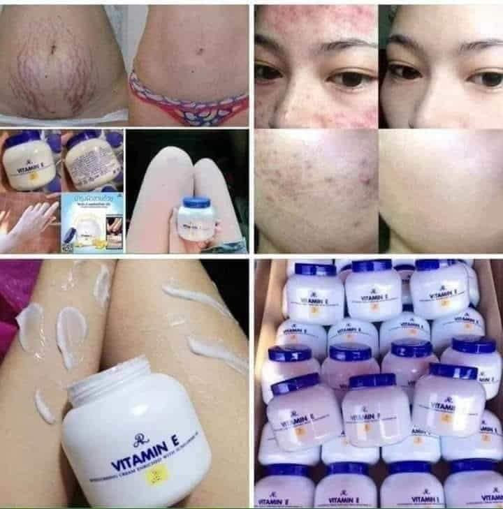 AR Vitamin E Moisturizing Cream Enriched With Sunflower Oil 200g (Blue Lid) - My Care Kits