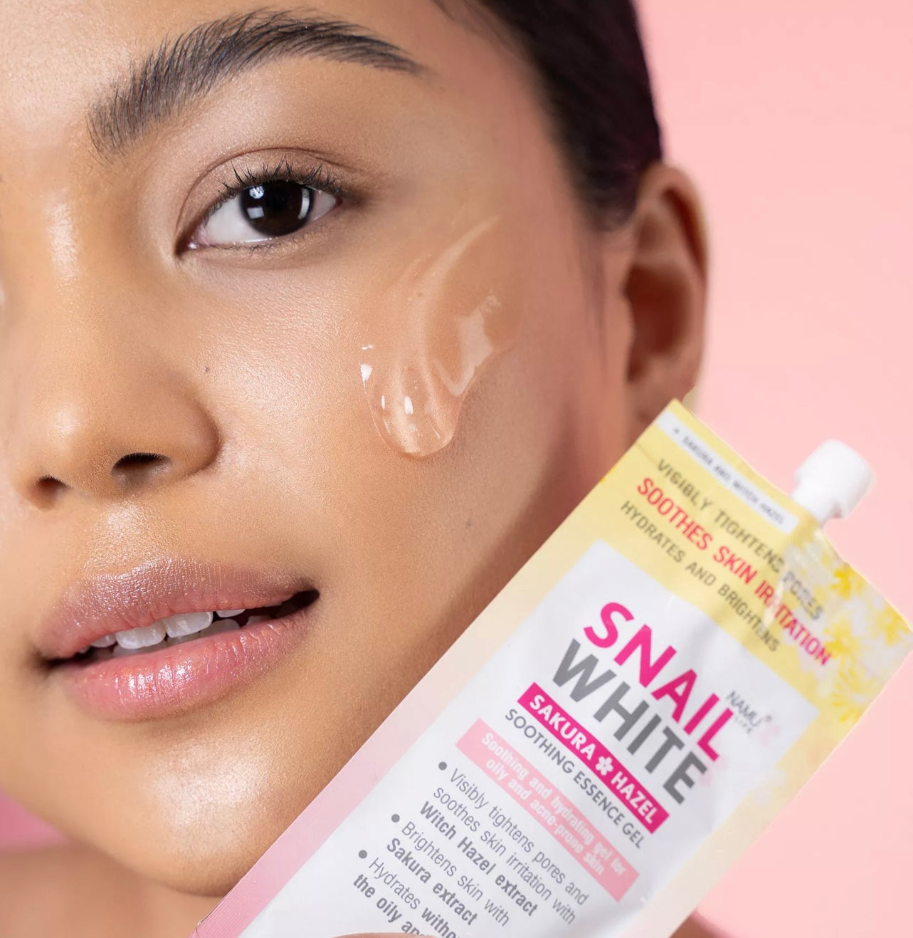 Snailwhite - Sakura Hazel Soothing Essence Gel 20ml - My Care Kits