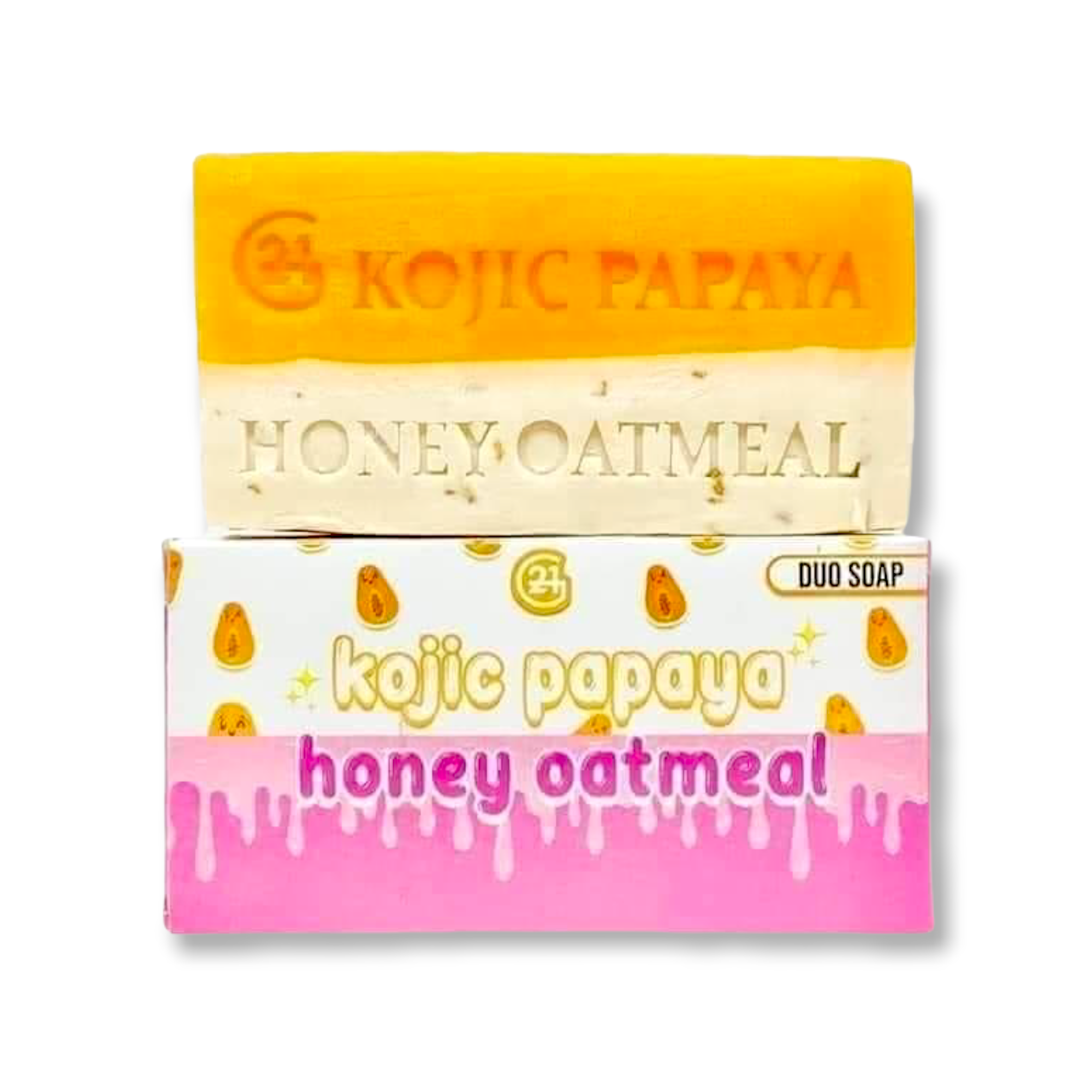 G21 Kojic Papaya Honey Oatmeal Soap - Duo Soap - My Care Kits
