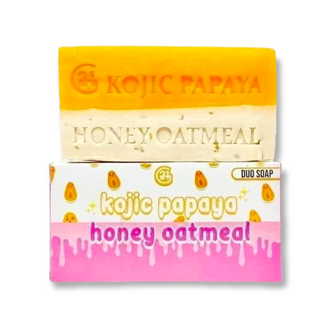 G21 Kojic Papaya Honey Oatmeal Soap - Duo Soap