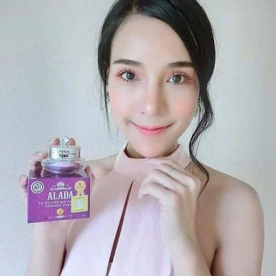 ALADA 3D WHITENING FACE POWDER CREAM NATURAL BRIGHT SKIN ANTI DARK SPOT SPF50 PA+++ - My Care Kits