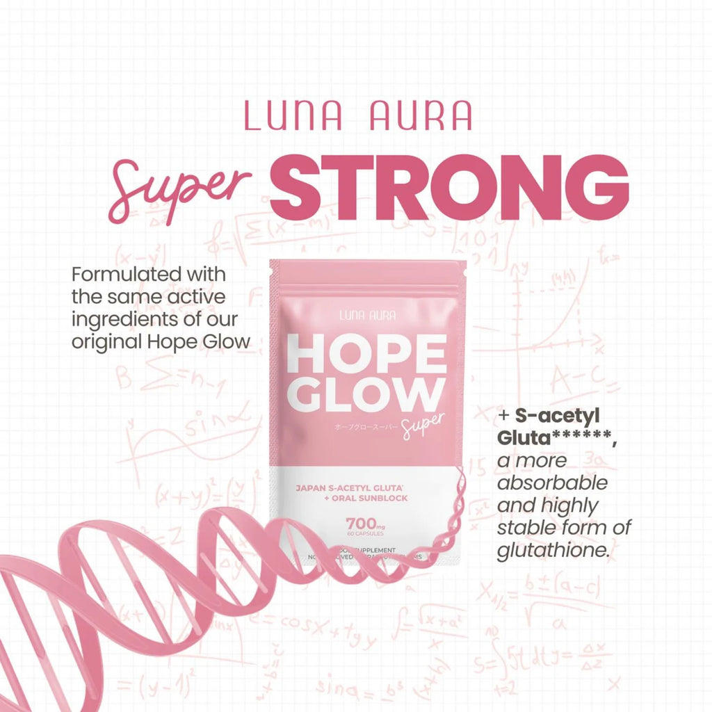 Luna Aura - Hope Glow Super 700mg - 60 Capsule - Big Size - My Care Kits