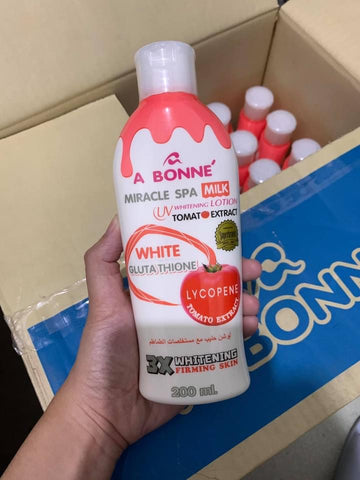 A Bonne Miracle Spa Milk Whitening Lotion - TOMATO Extract