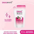 SnailWhite Crème Body Wash - Natural White Caviar Lime 400ml - My Care Kits