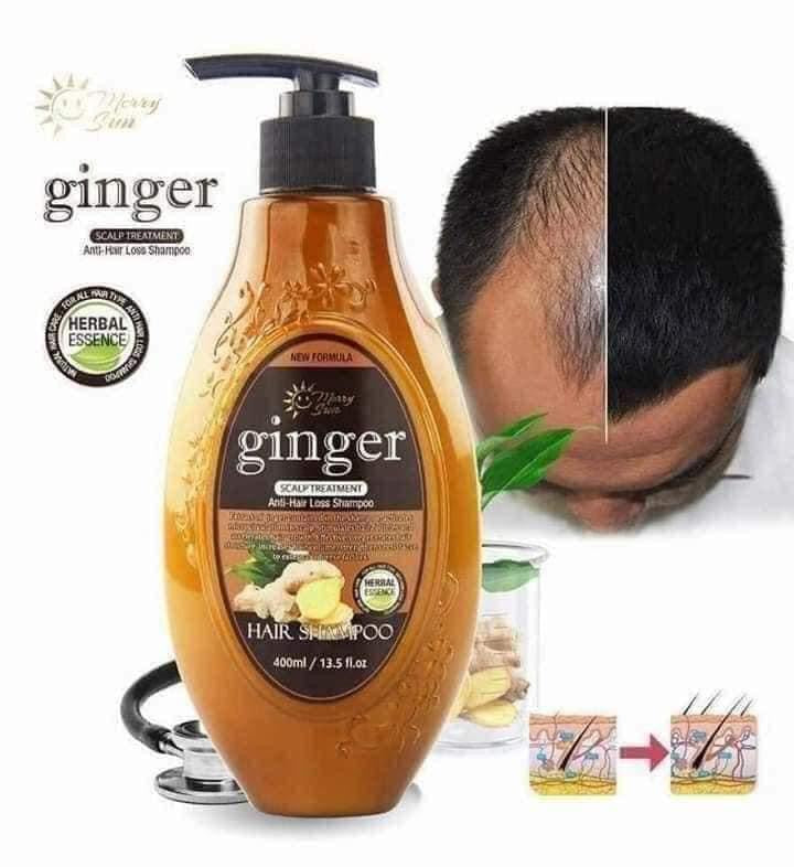 Merry Sun Ginger Scalp Treatment Anti-Hair Loss Shampoo - 400ml - My Care Kits