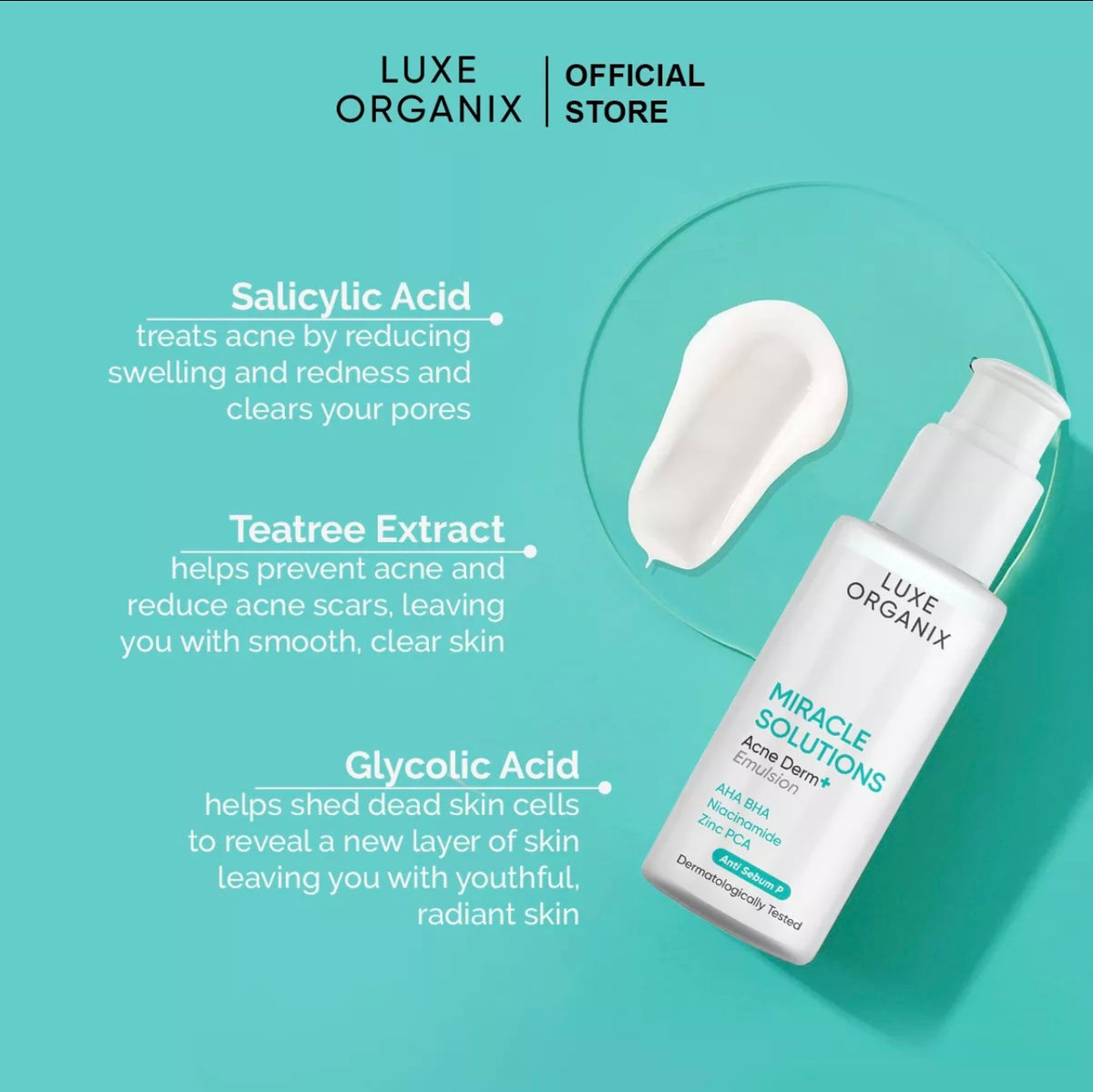 Luxe Organix - Miracle Solutions Acne Derm Emulsion 80ml – My Care Kits