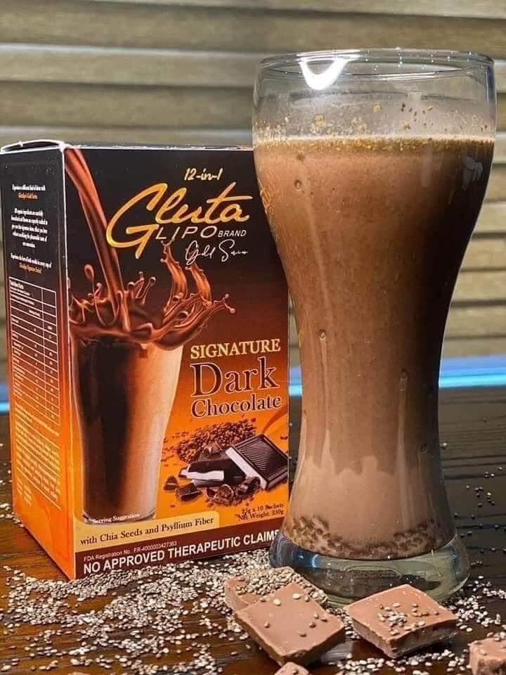 Gluta Lipo Gold Series Signature Dark Chocolate Slimming Drink - My Care Kits