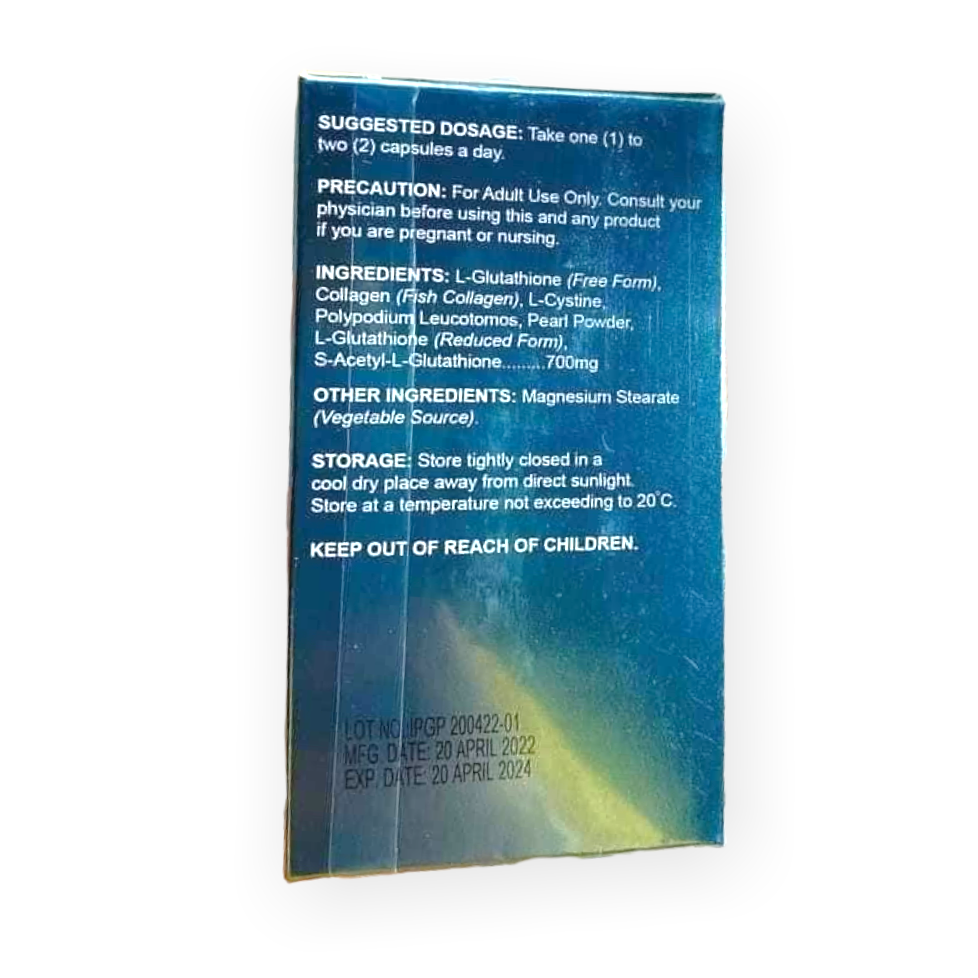 ISHIN PREMIUM Glutathione Plus - 60 Capsule - My Care Kits