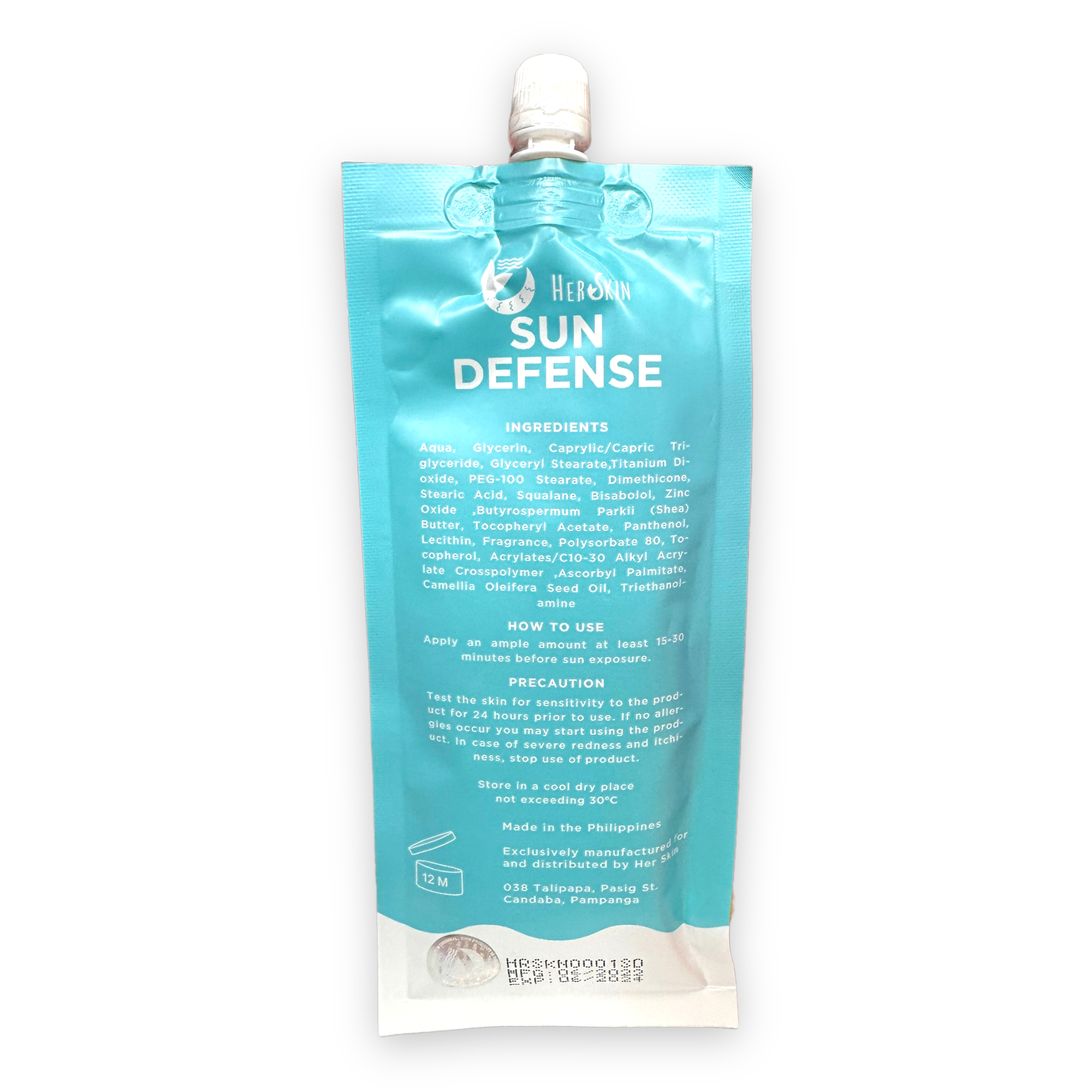 HerSkin Sun Defense UVA/UVB Protection Sunscreen SPF 45 - 50g - My Care Kits