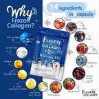 Frozen Collagen 2 in 1 Whitening 10x Capsules (BLUE) - My Care Kits