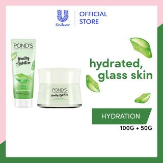 Ponds Healthy Hydration - Hydrating Jelly Moisturizer For Fresh and Hydrated Skin - Aloe Vera 50g - My Care Kits