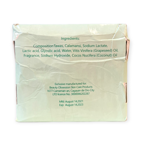 Tawas Calamansi Organic Soap 1kg - 10 pcs