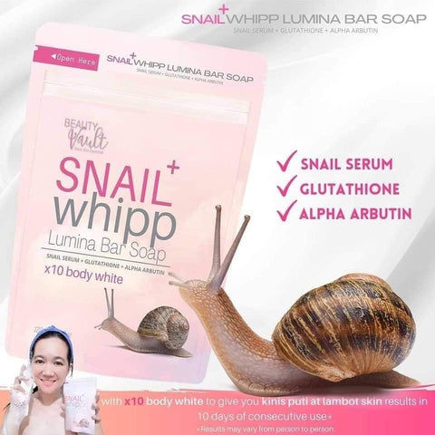 Snail Whipp Lumina Bar Soap By Beauty Vault